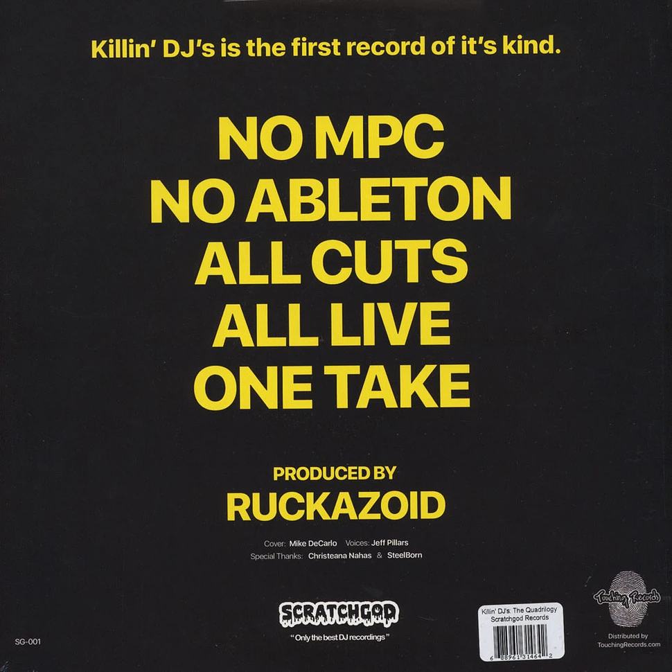 Ruckazoid - Scratchgod presents: Killin' DJ's: The Quadrilogy
