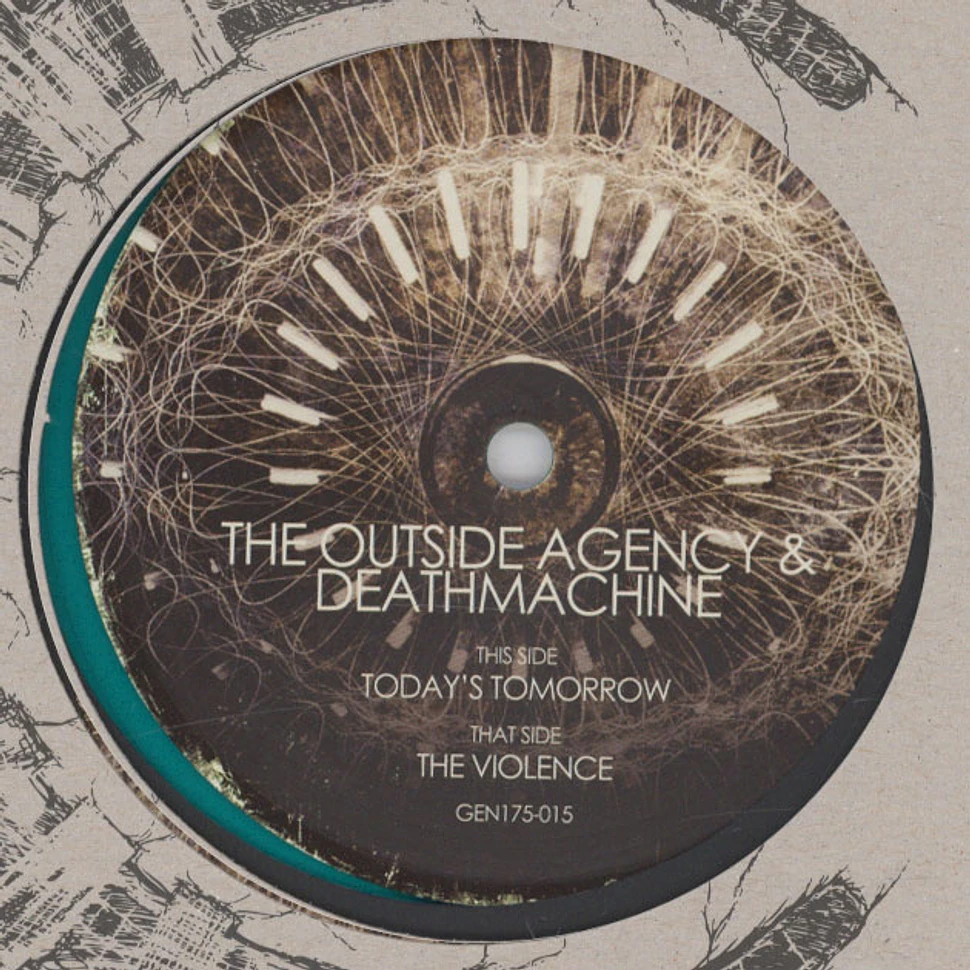 The Outside Agency & Deathmachine - Today's Tomorrow / The Violence Colored Vinyl Edition