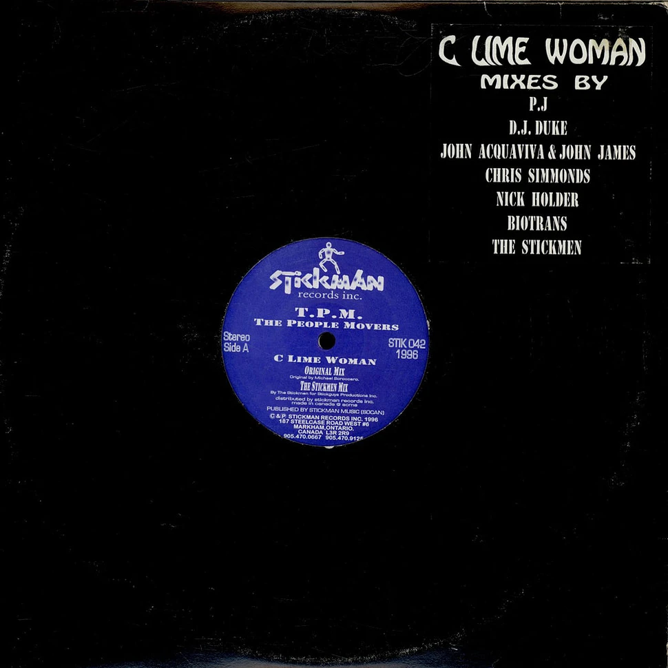 The People Movers - C Lime Woman