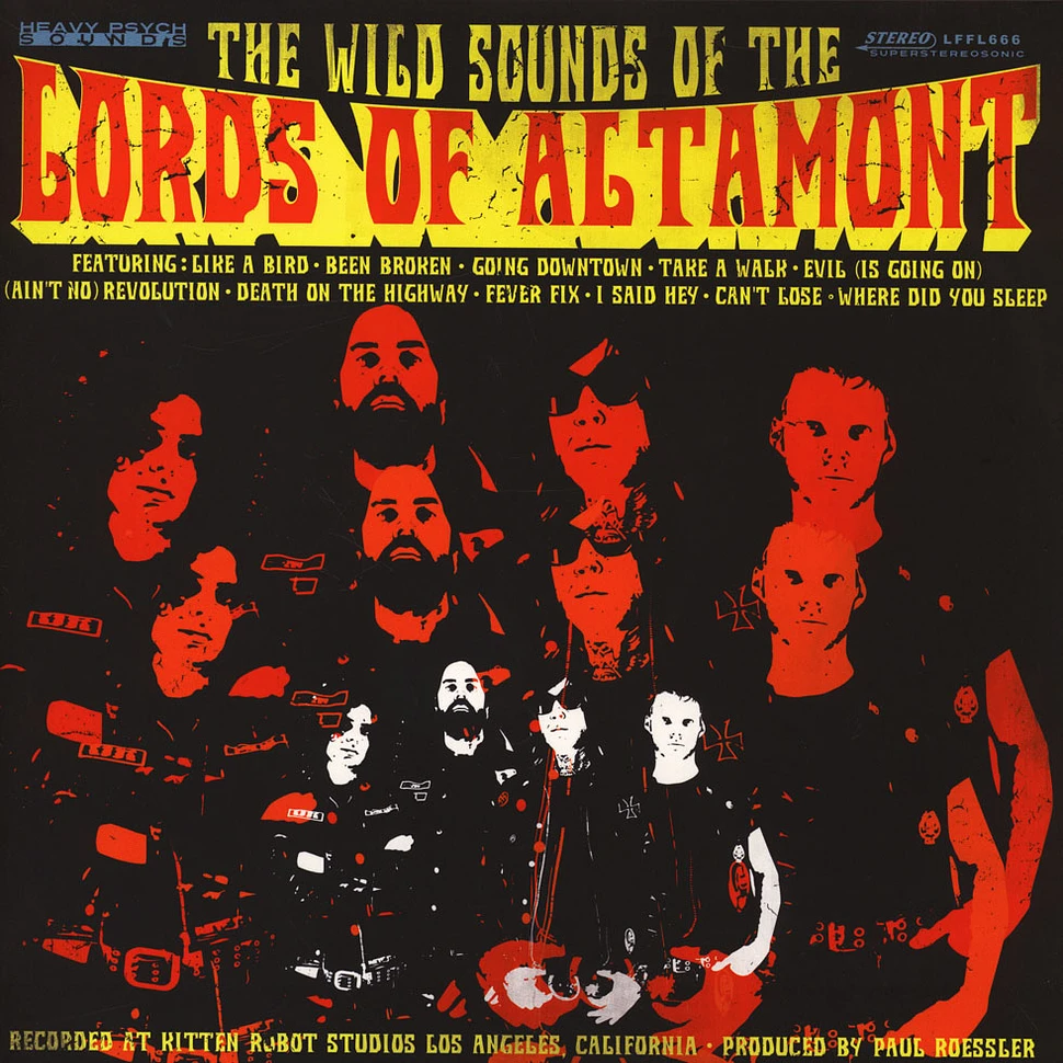 Lords Of Altamont - The Wild Sounds Of… Black Vinyl Edition