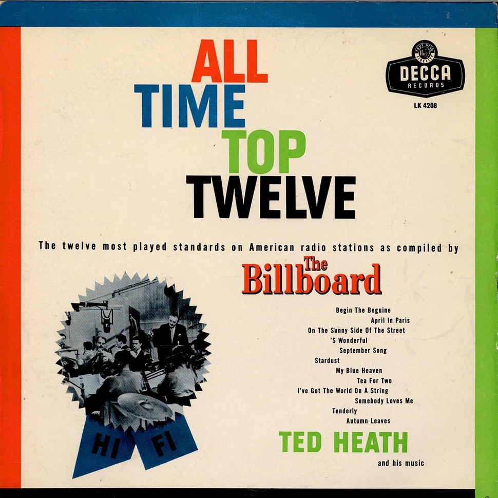 Ted Heath And His Music - All Time Top Twelve