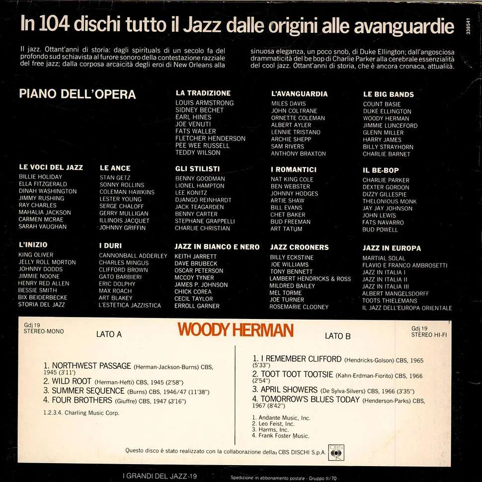Woody Herman - I Grandi Del Jazz