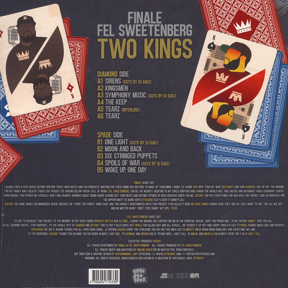 Finale & Fel Sweetenberg Splatter Vinyl Edition - Two Kings