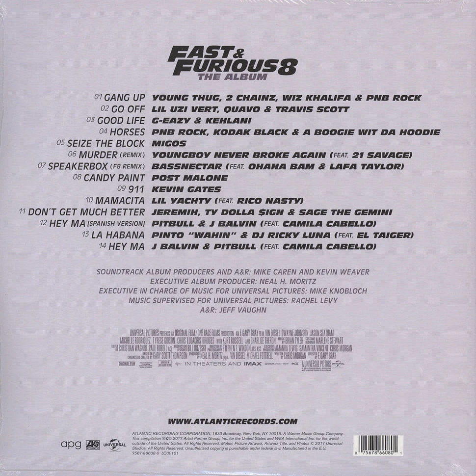 V.A. - OST The Fast & The Furious 8: The Album