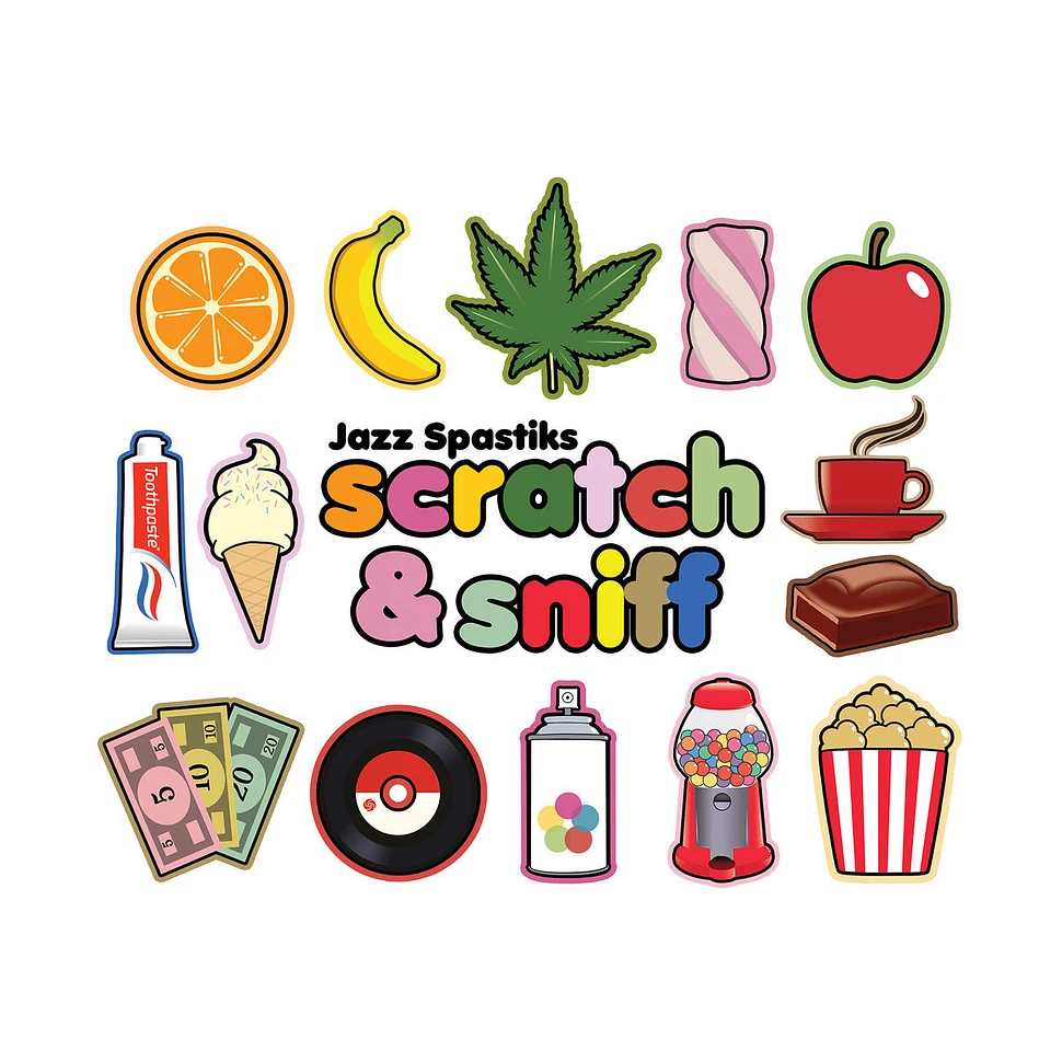 Jazz Spastiks - Scratch & Sniff LP + Book Bundle