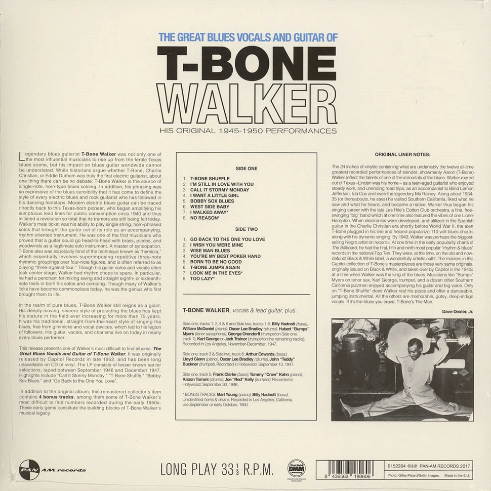 T-Bone Walker - The Great Blues Vocals and Guitar of