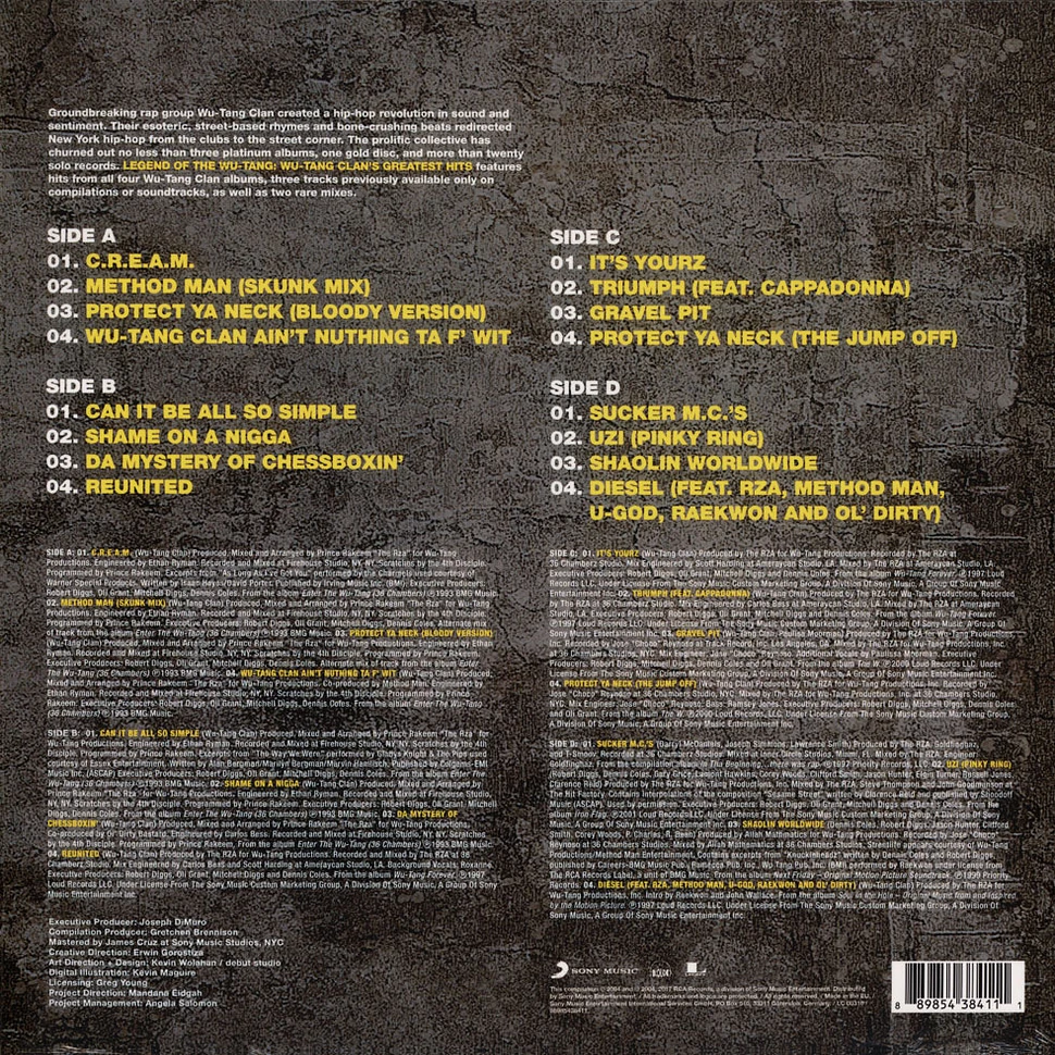 Wu-Tang Clan - Legend Of The Wu-Tang - Greatest Hits