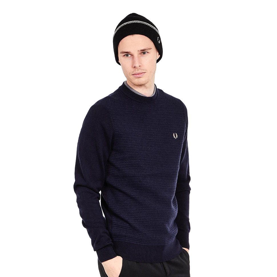 Fred Perry - Textured Crew Neck Jumper