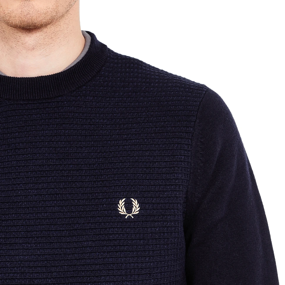 Fred Perry - Textured Crew Neck Jumper