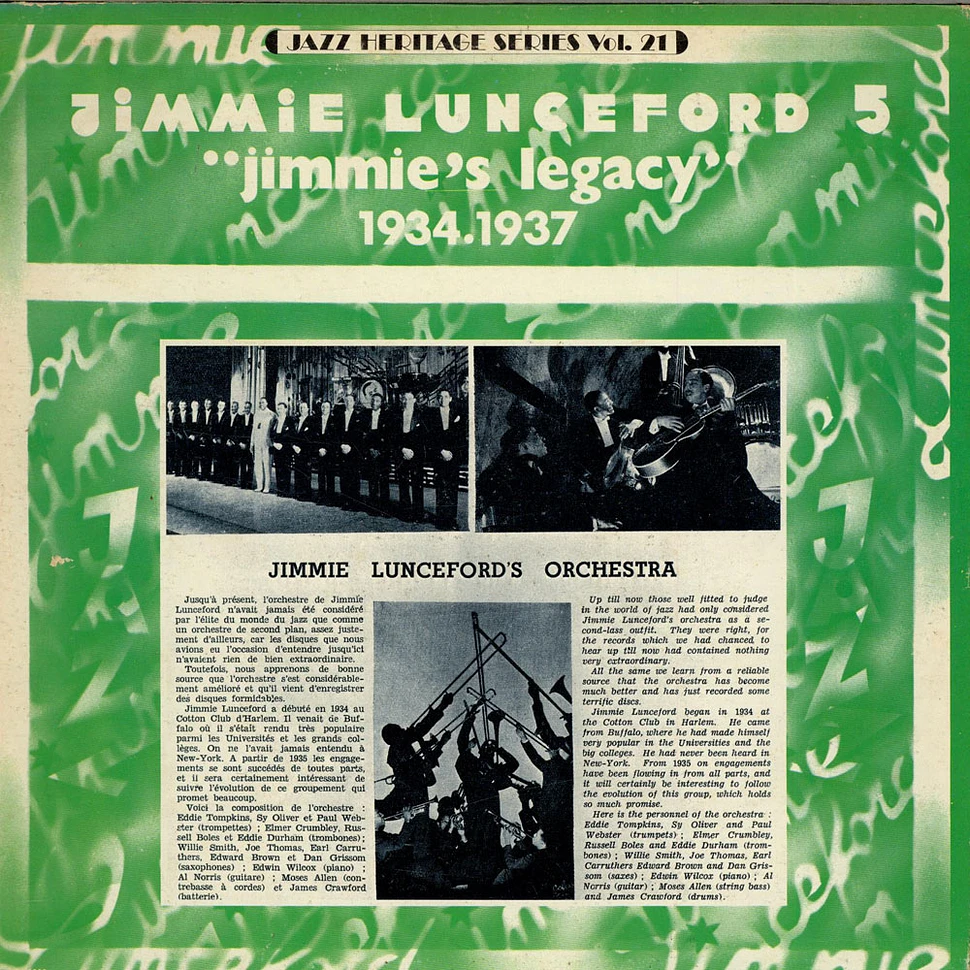 Jimmie Lunceford And His Orchestra - Jimmie Lunceford 5 - Jimmie's Legacy (1934-1937)