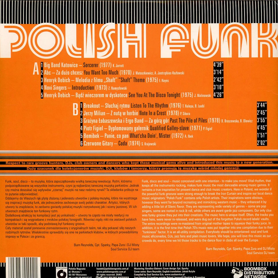 V.A. - Polish Funk - The Unique Selection Of Rare Grooves From Poland Of The 70's