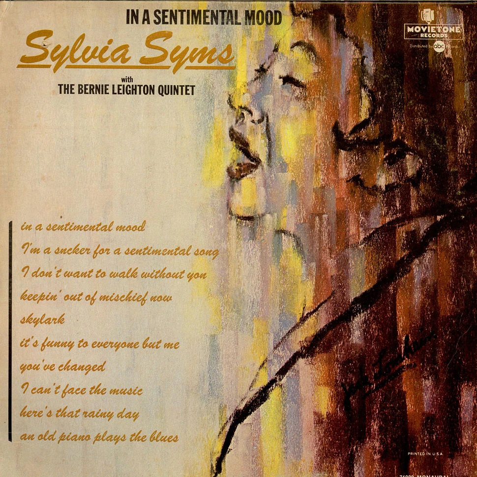 Sylvia Syms - In A Sentimental Mood
