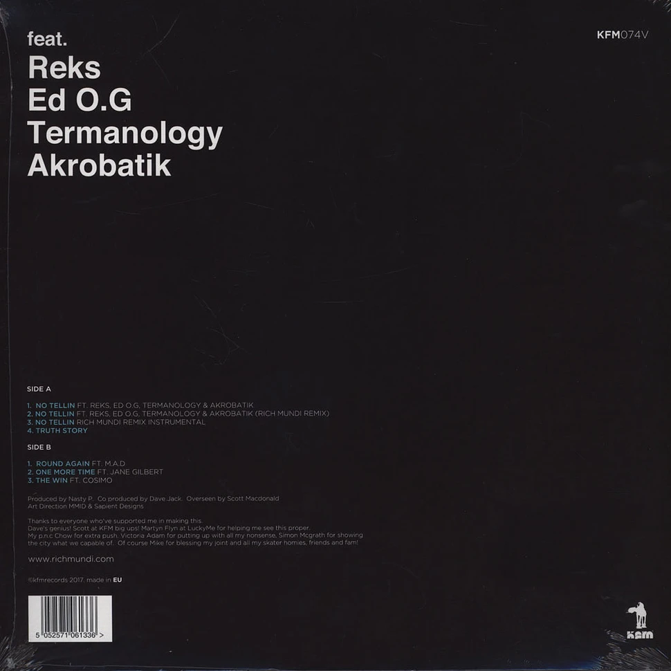 Nasty P - No Tellin EP Feat. Reks, Ed O.G, Termanology & Akrobatik