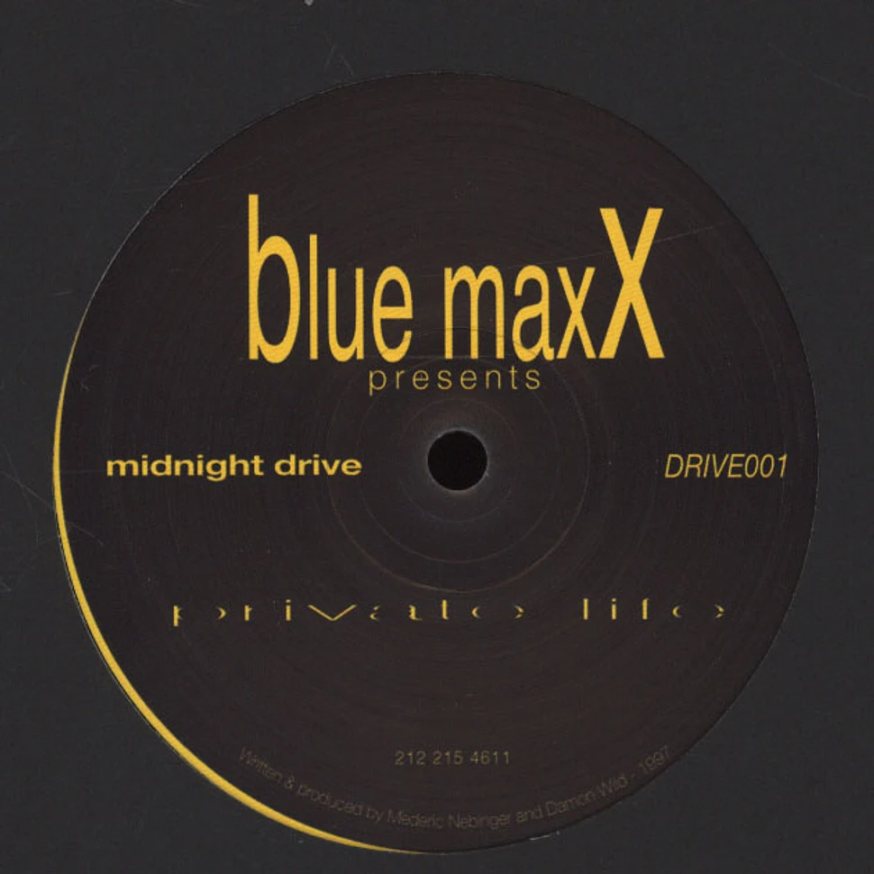 Blue Maxx - Private Life EP