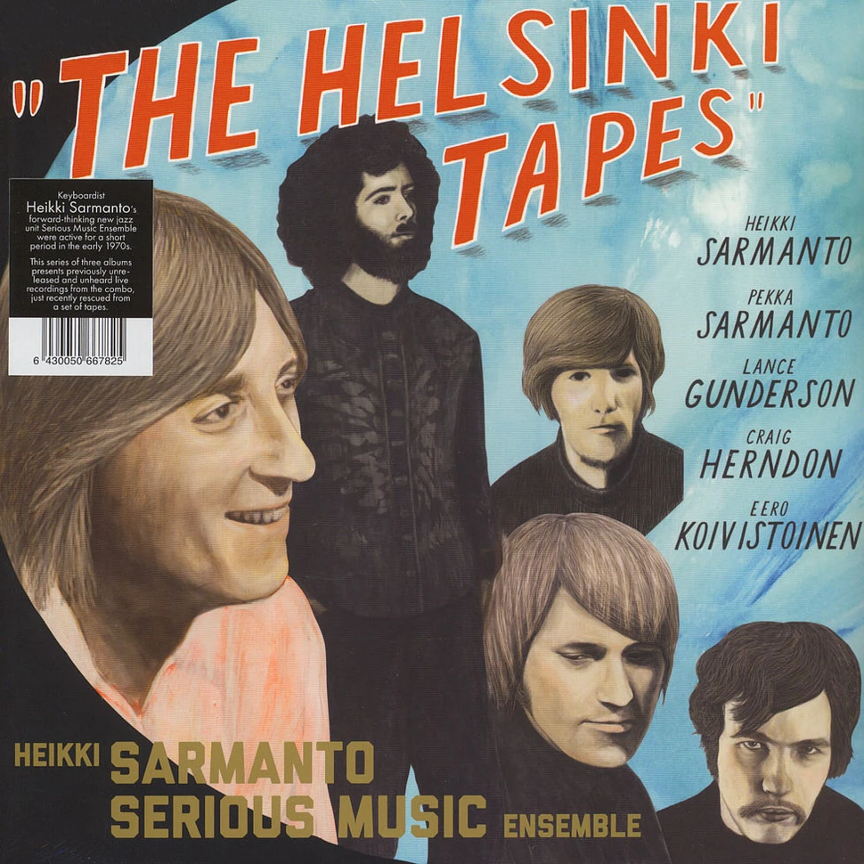 Heikki Sarmanto Serious Music Ensemble - The Helsinki Tapes Volume 3 Black Vinyl Edition