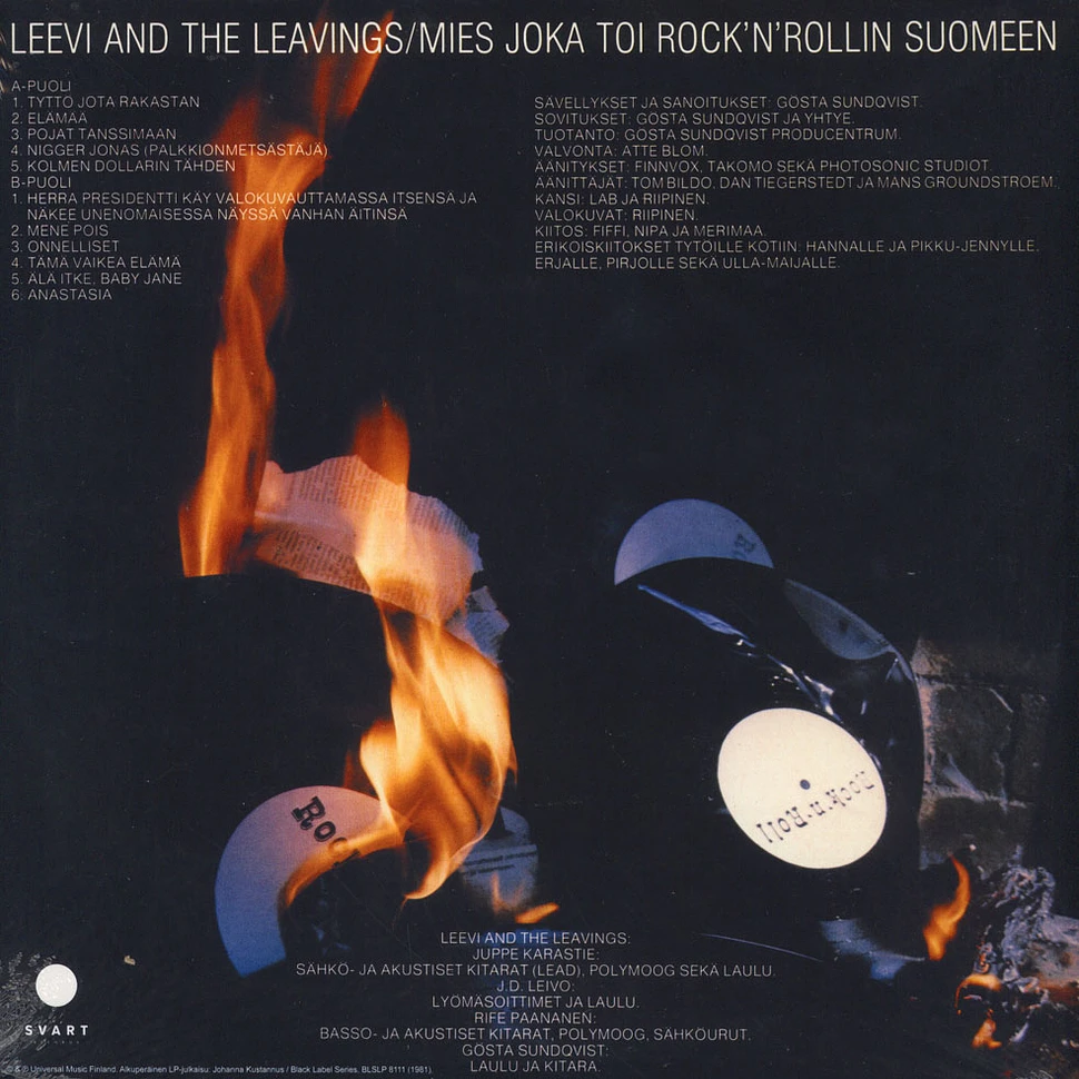 Leevi And The Leavings - Mies Joka Toi Rock'N'Rollin Suomeen