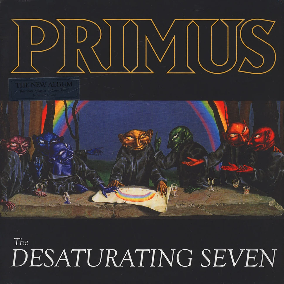 Primus - The Desaturating Seven Clear With Rainbow Splatter Colored Vinyl Edition