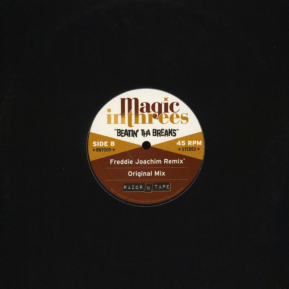 Magic In Threes - Beatin’ Tha Breaks Black Vinyl Edition
