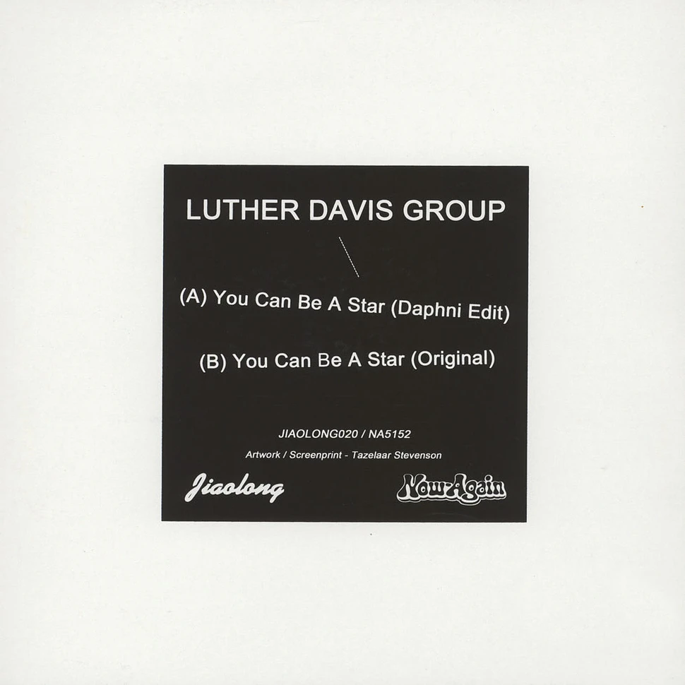Luther Davis Group - You Can Be A Star Daphni Edit