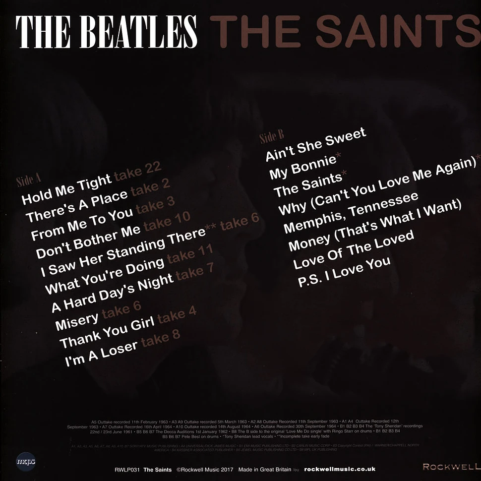 The Beatles - The Saints Neon-Purple Vinyl Edition