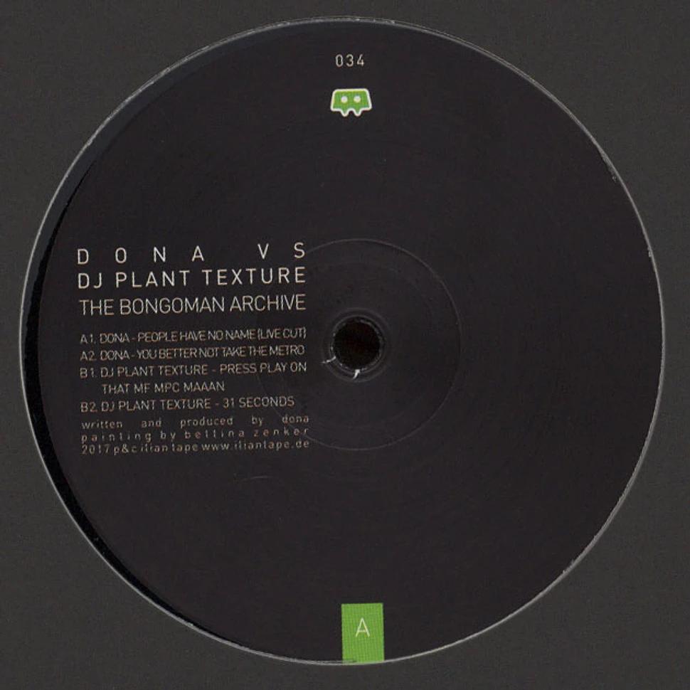 Dona Vs. DJ Plant Texture - The Bongoman Archive