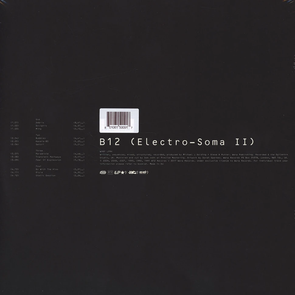 B12 - Electro-Soma II Remastered Black Vinyl Edition