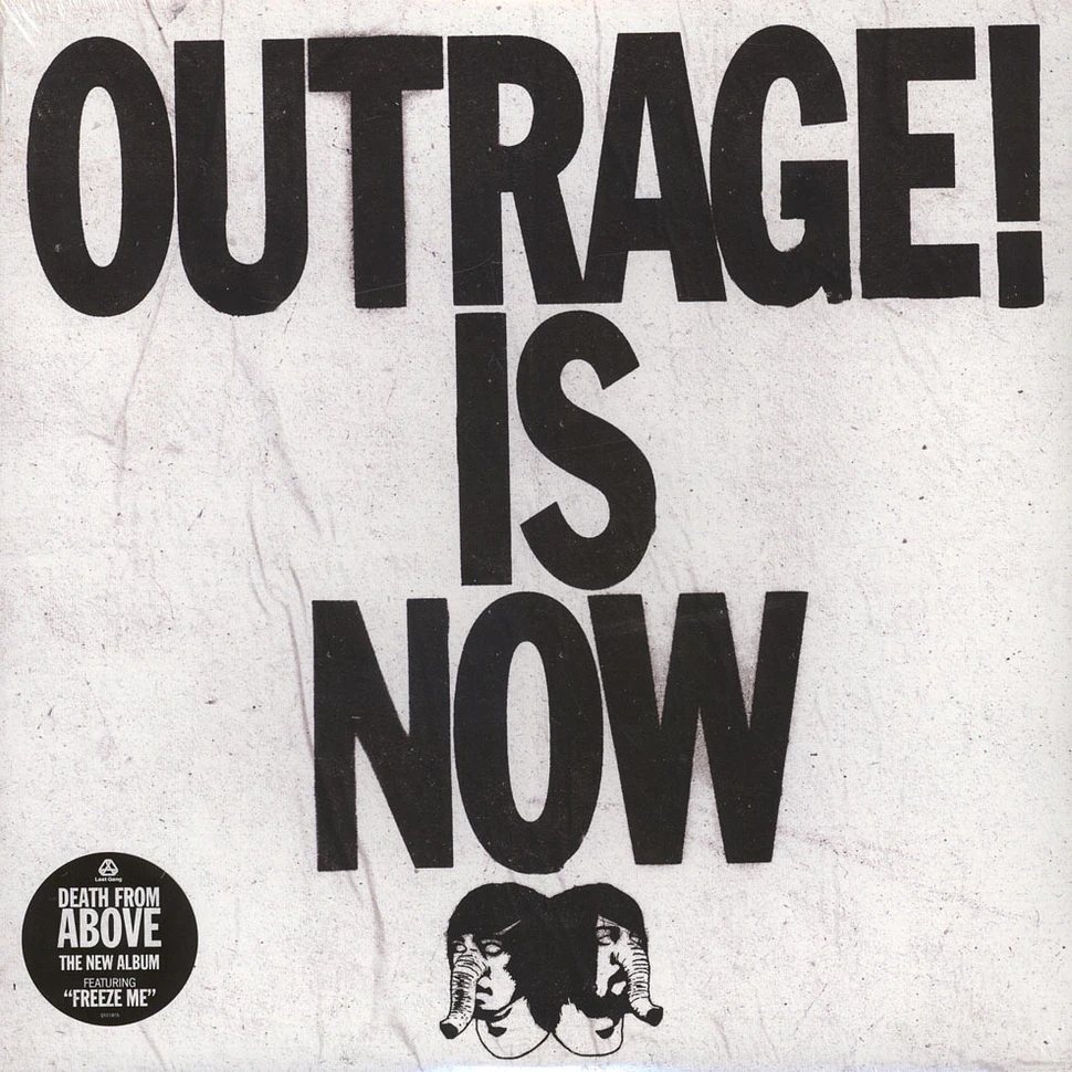 Death From Above - Outrage! Is Now Black Vinyl Edition