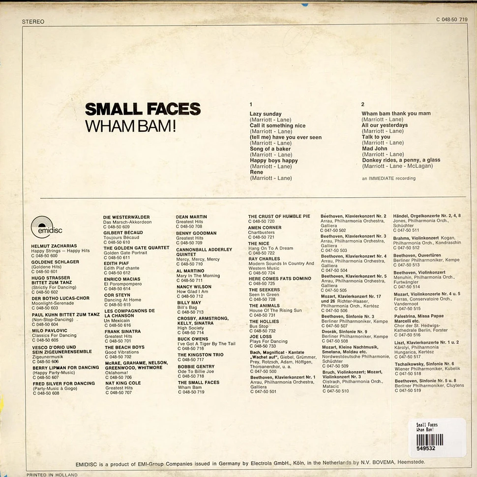 Small Faces - Wham Bam!