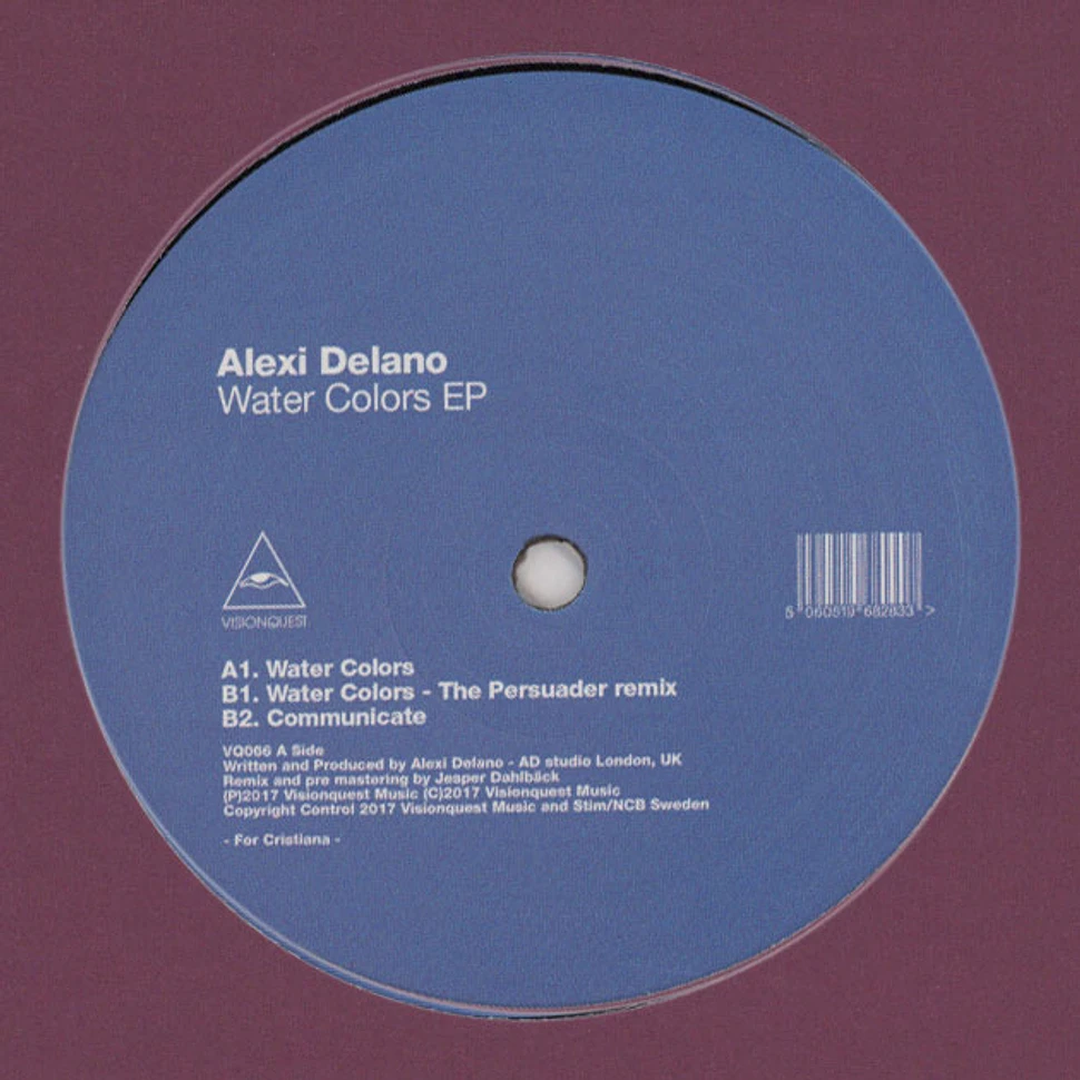 Alexi Delano - Water Colors EP