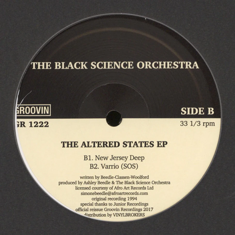 The Black Science Orchestra - The Alltered States EP