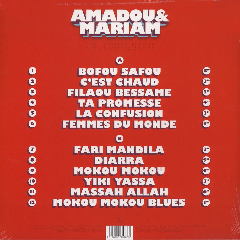 Amadou & Mariam - La Confusion