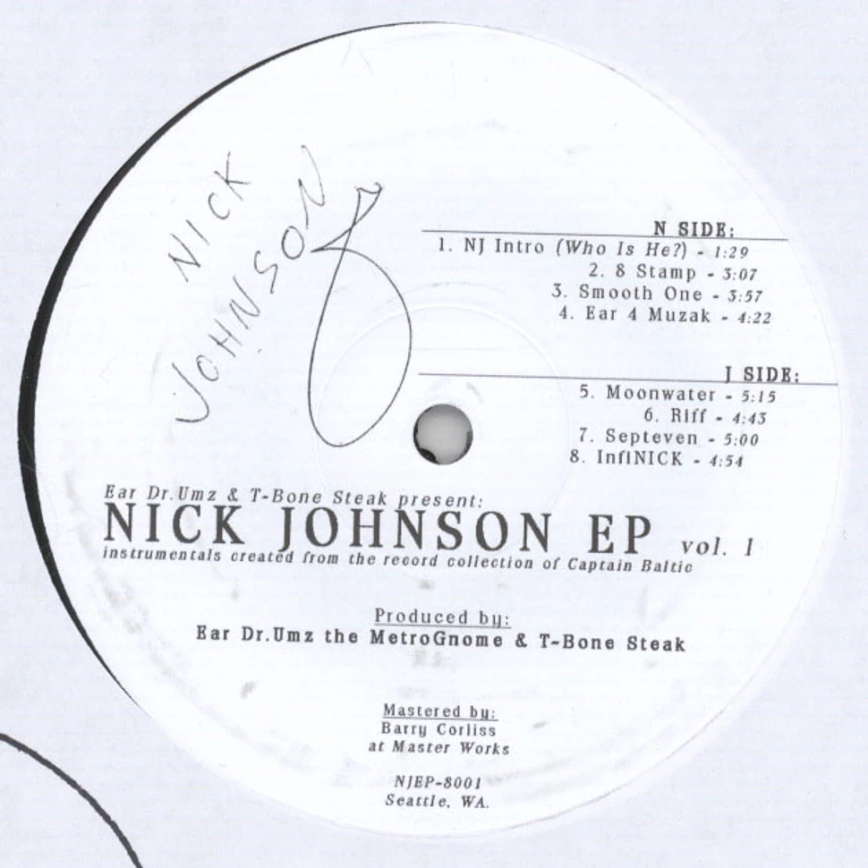Ear Dr.Umz & T-Bone Steak - Nick Johnson EP Volume 1