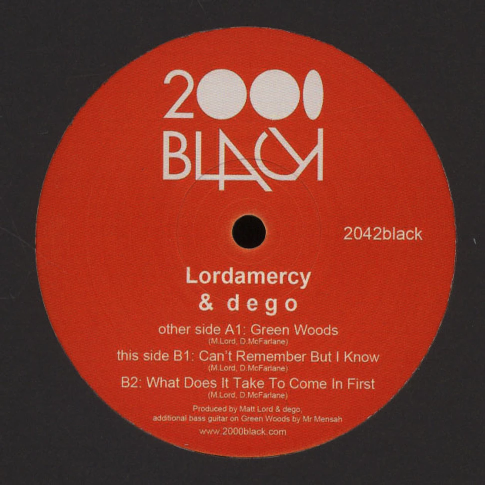 Lordamercy & Dego - Green Woods