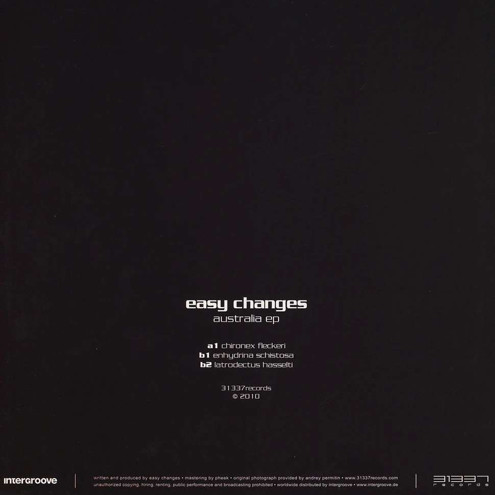 Easy Changes - Australia EP