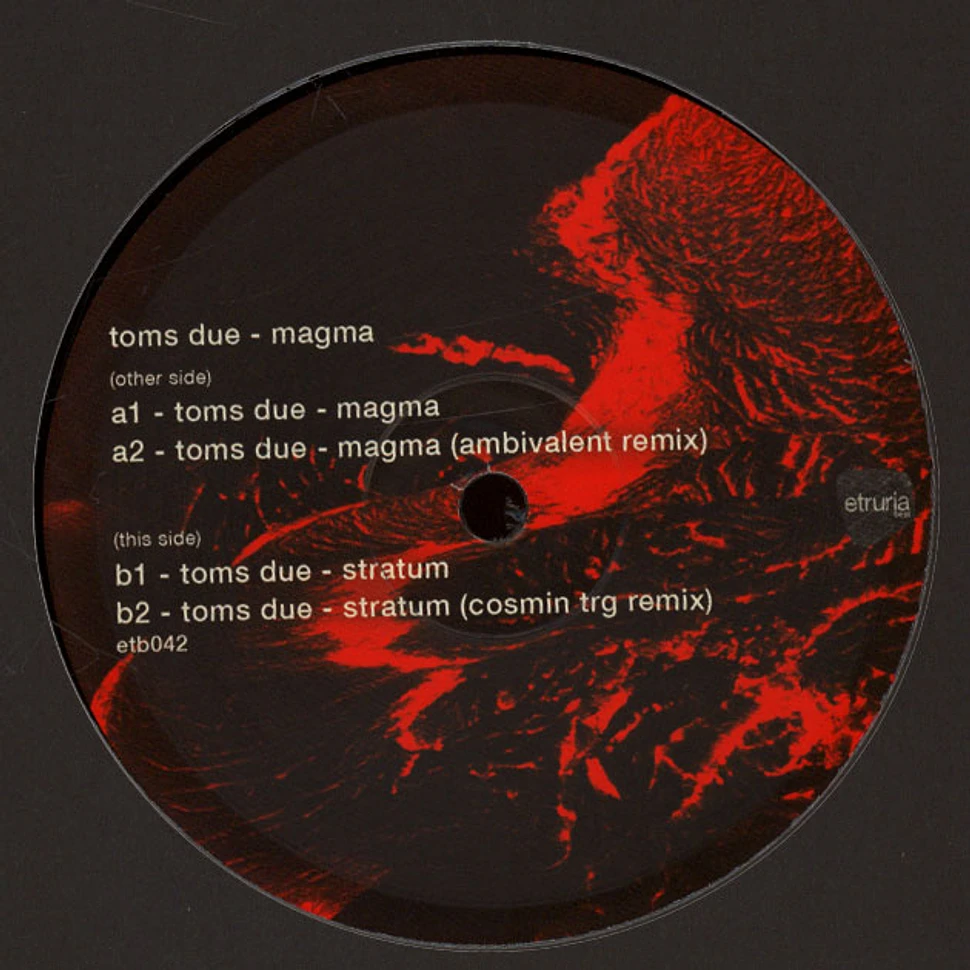 Toms Due - Magma / Ambivalent Cosmin TRG Remixes