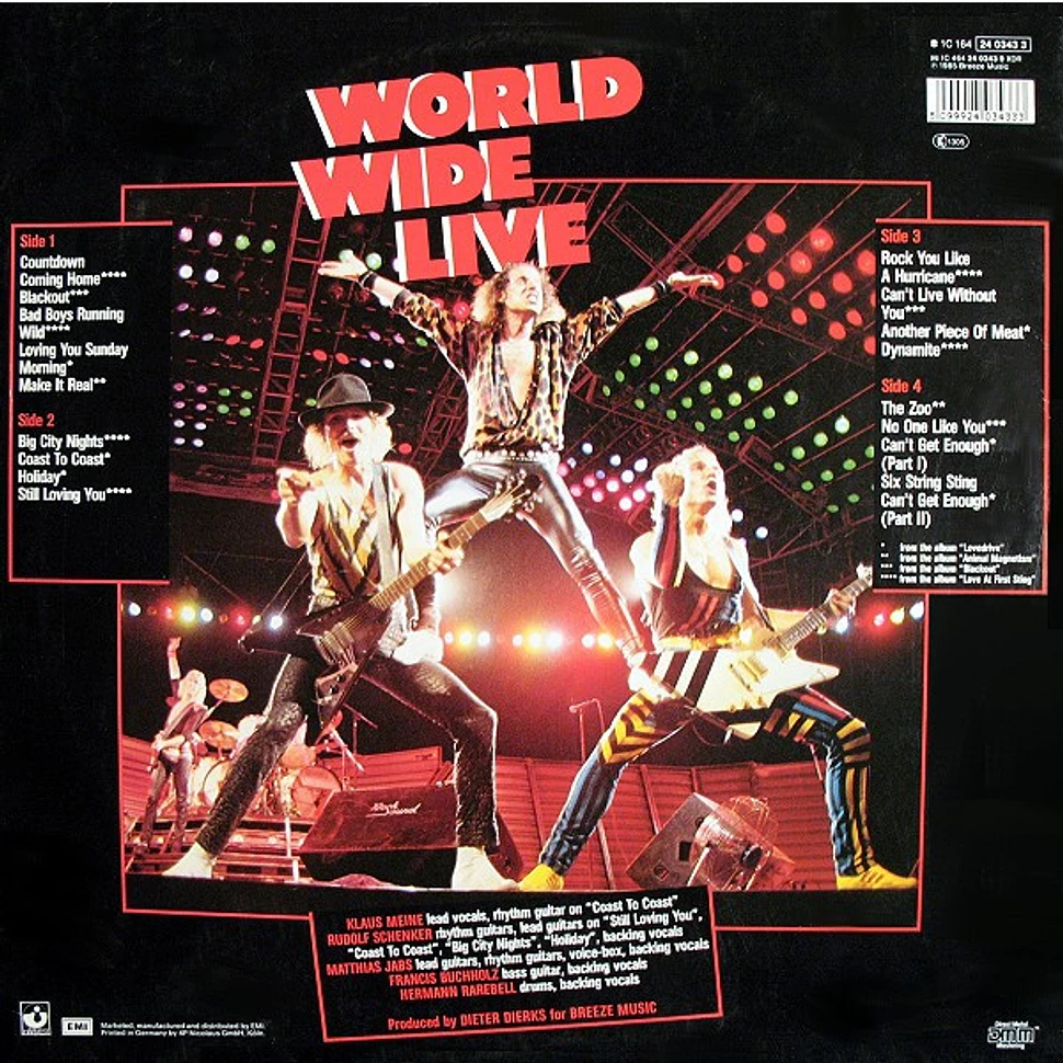 Scorpions - World Wide Live