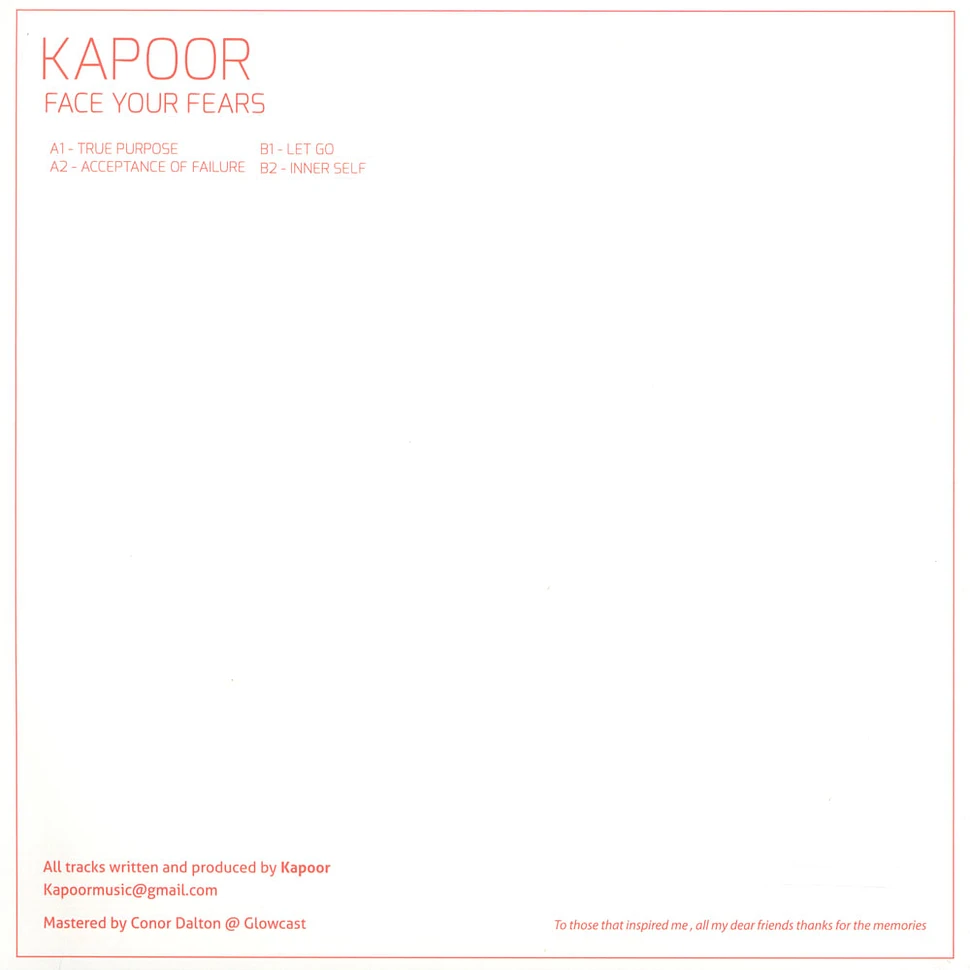 Kapoor - Face Your Fears