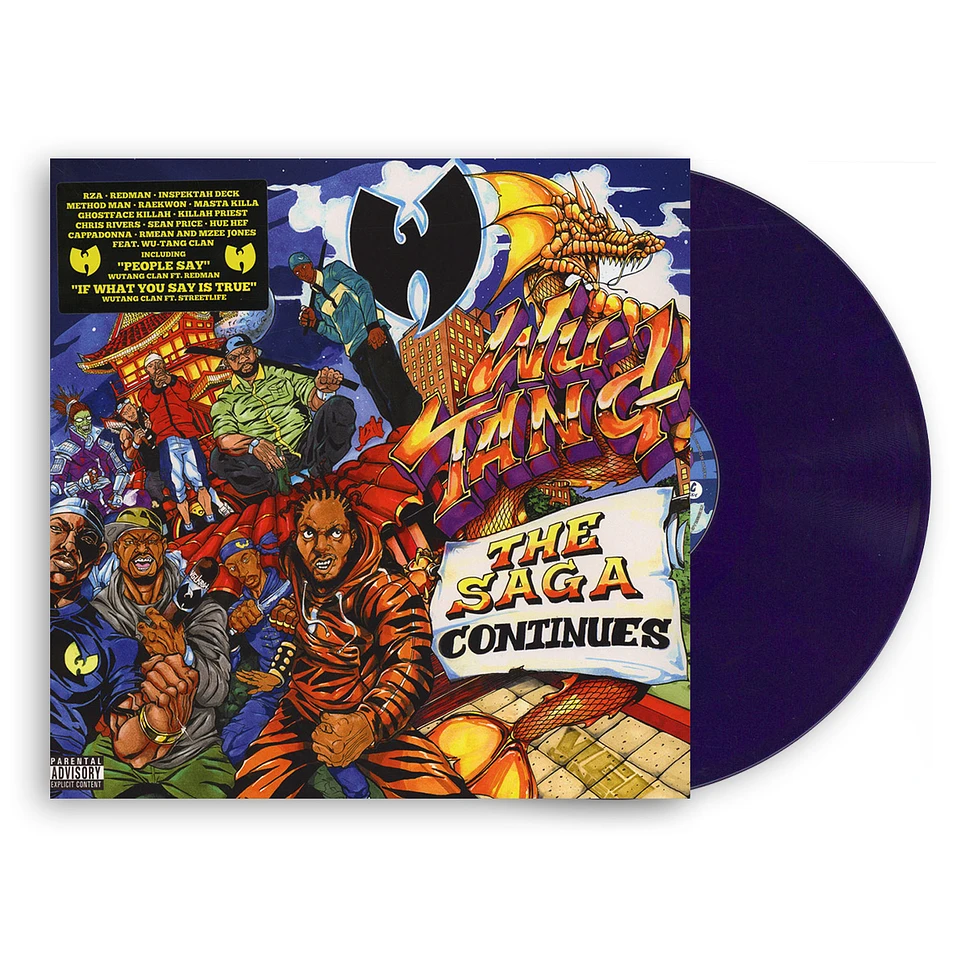 Wu-Tang Clan - The Saga Continues Purple Vinyl Edition