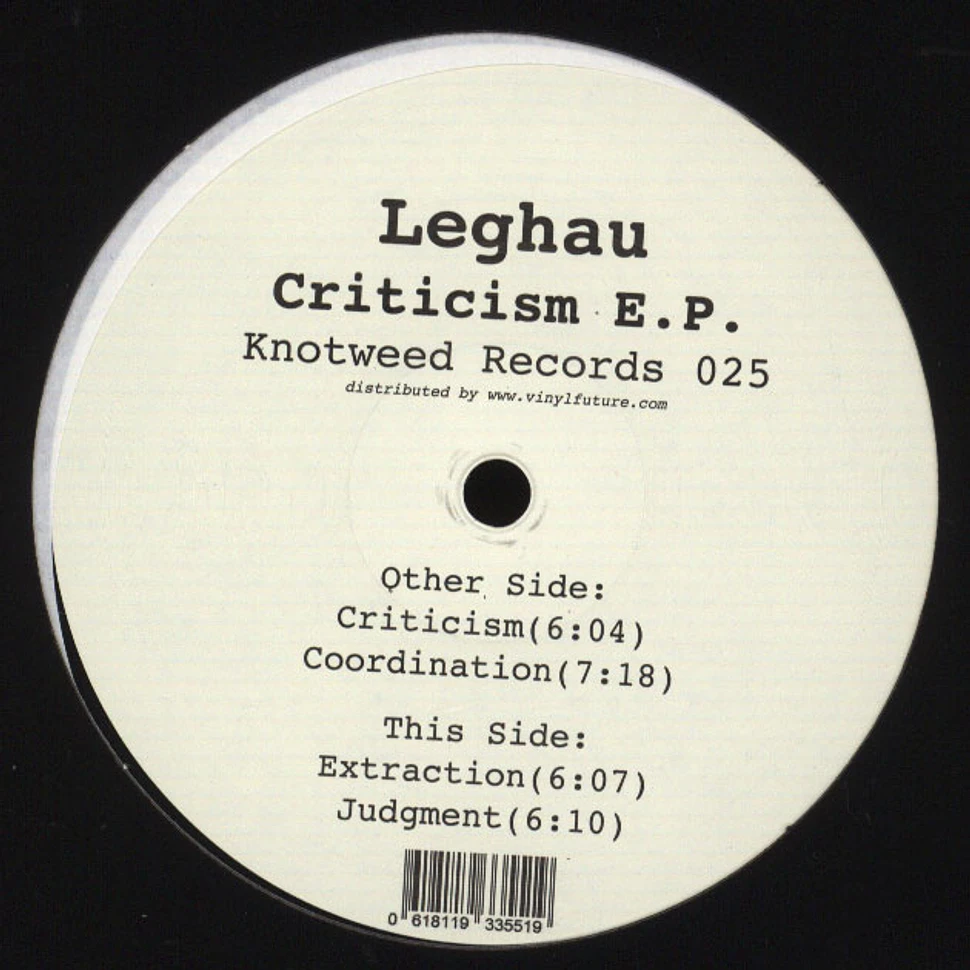 Leghau - Criticism EP