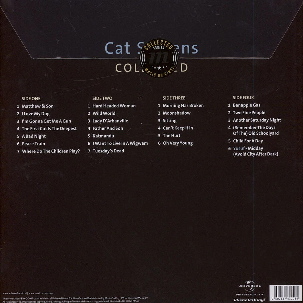 Cat Stevens - Collected Black Vinyl Edition