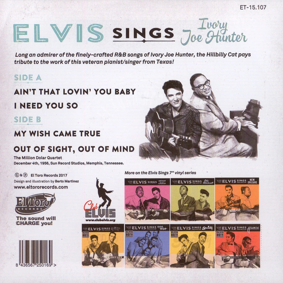 Elvis Presley - Sings Ivory Joe Hunter