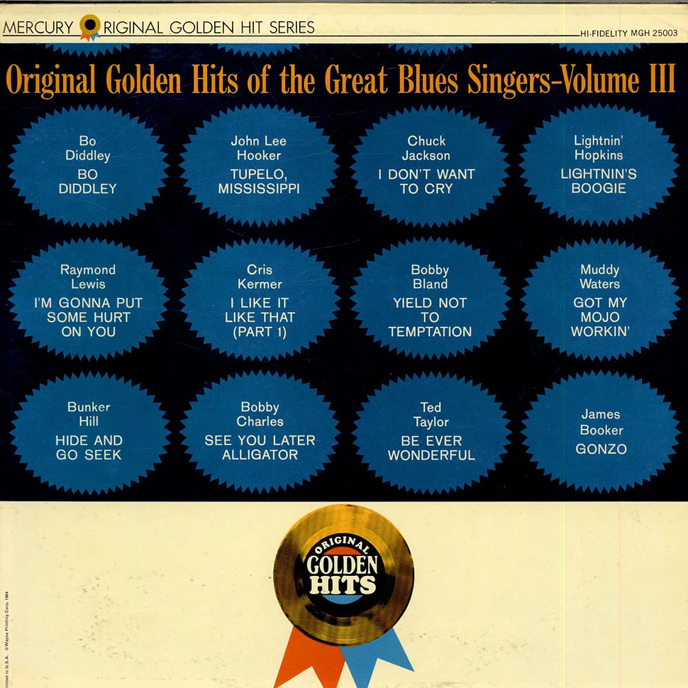 V.A. - Original Golden Hits Of The Great Blues Singers-Volume III