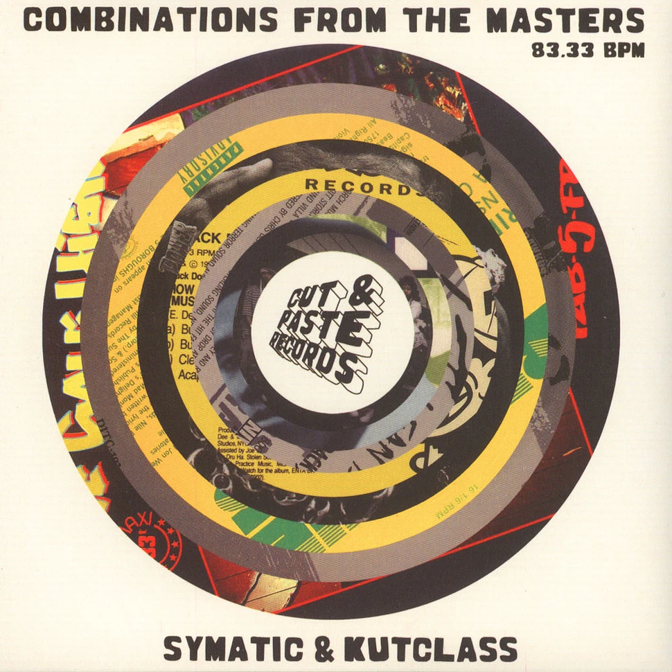 Symatic & Kutclass - Combinations With Rhythm & Flow Blue Vinyl Edition