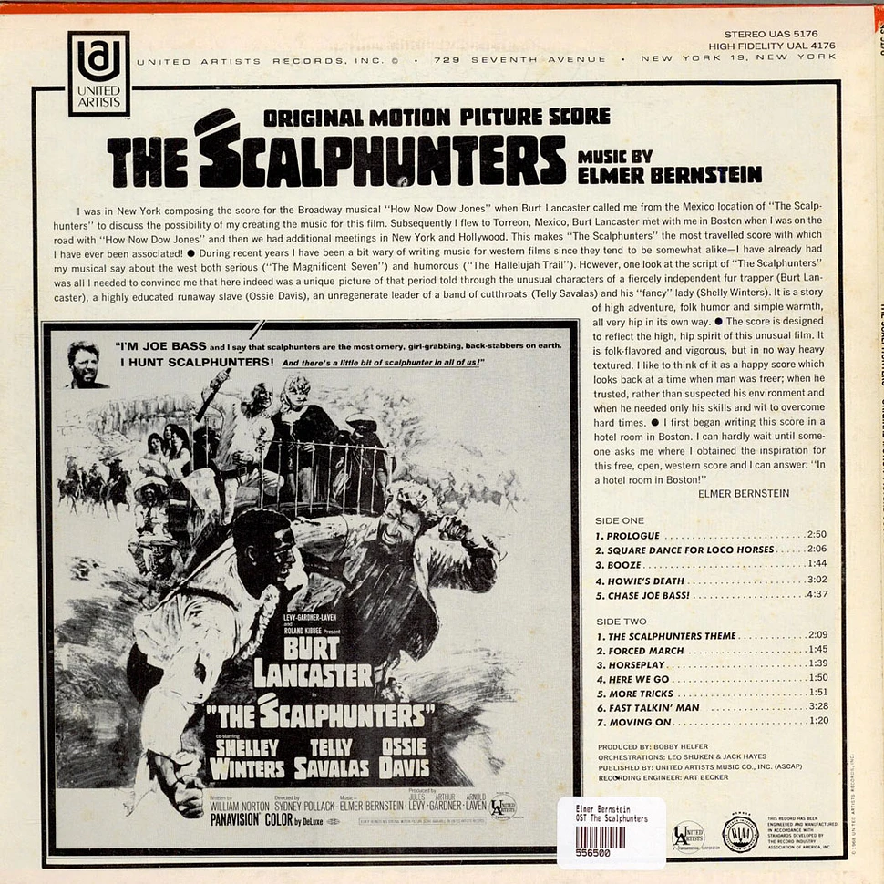 Elmer Bernstein - The Scalphunters (Original Motion Picture Score)