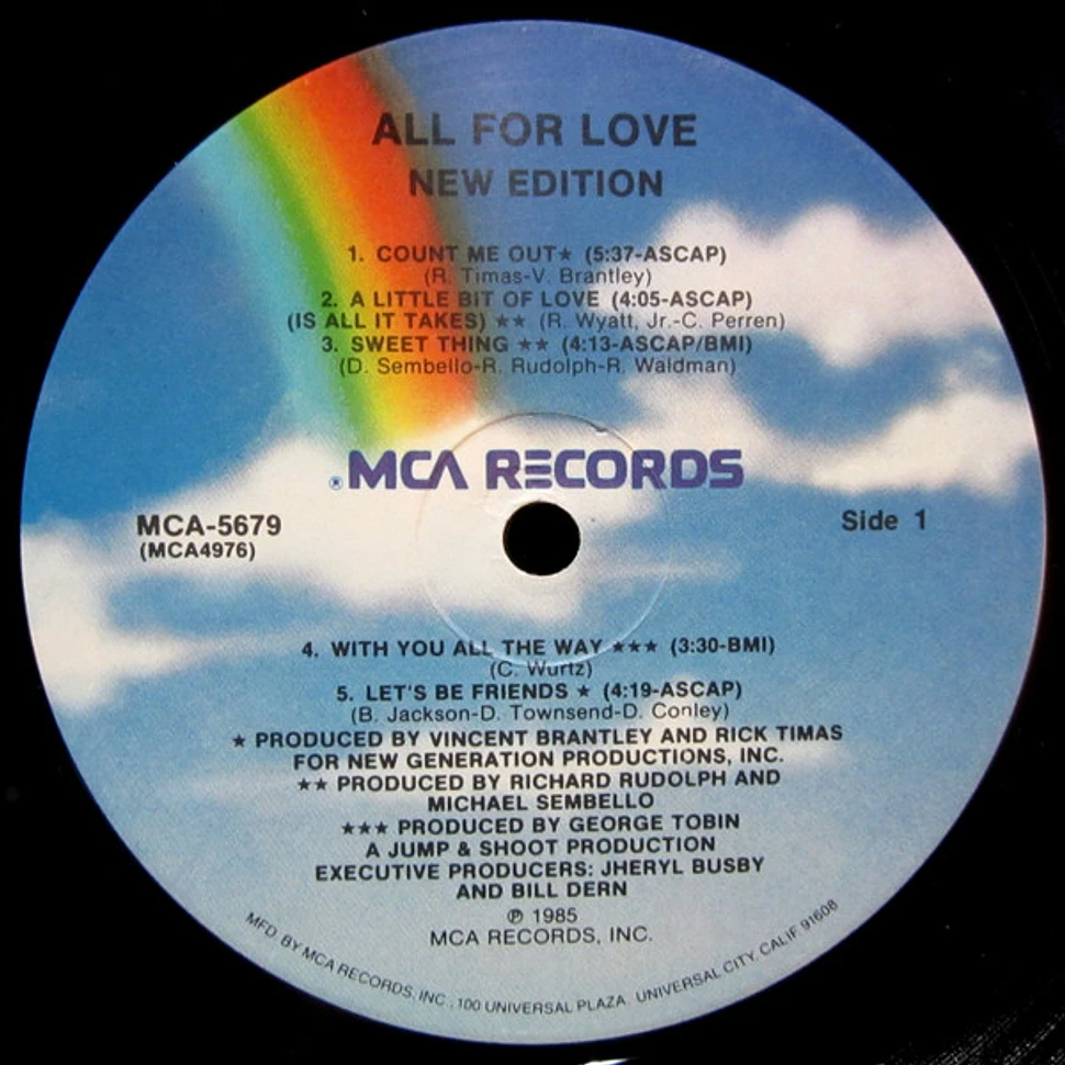 New Edition - All For Love