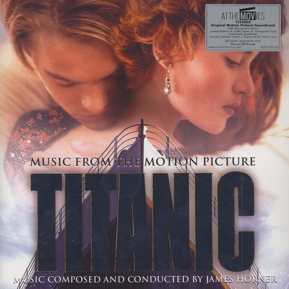 V.A. - OST Titanic 20th Anniversary Transparent Vinyl Edition