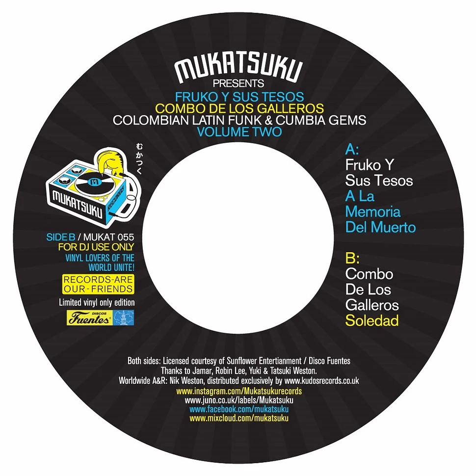 V.A. - Colombian Latin Funk & Cumbia Gems Volume Two