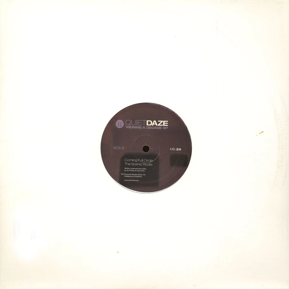 Quiet Daze (Ian Pooley) - Viewing A Decade EP