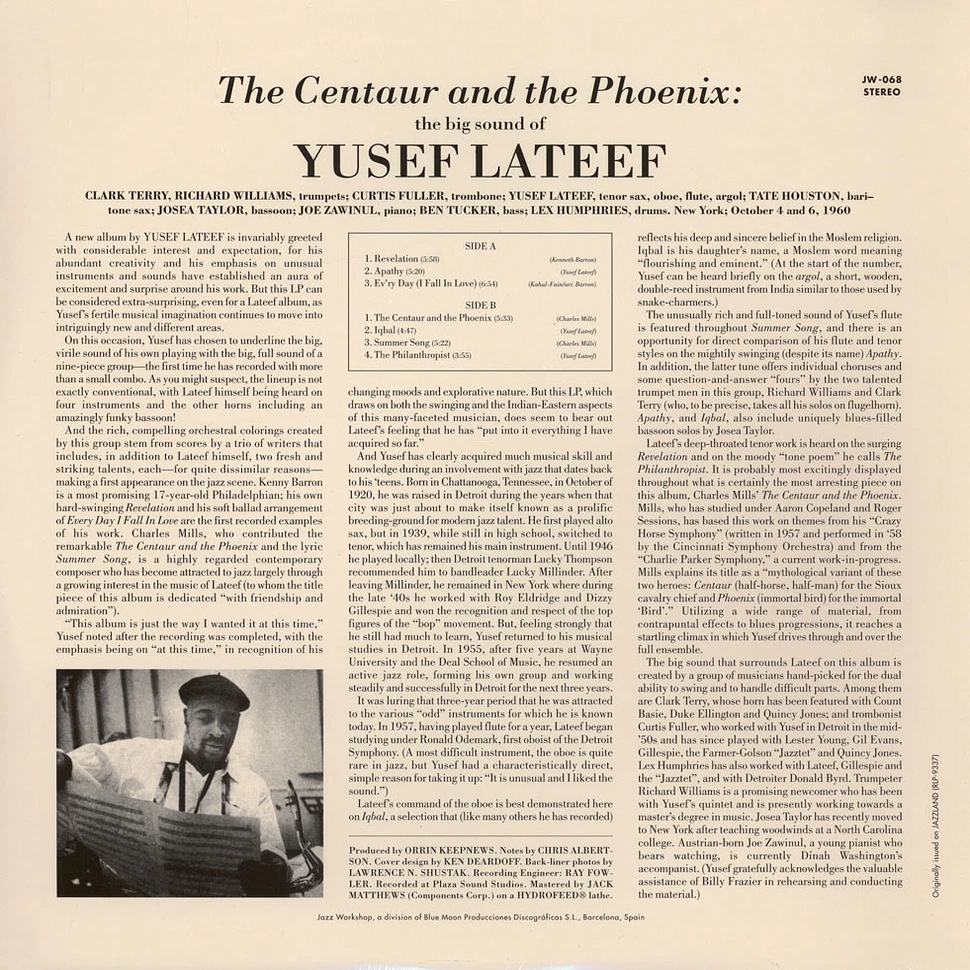 Yusef Lateef - The Centaur And The Phoenix