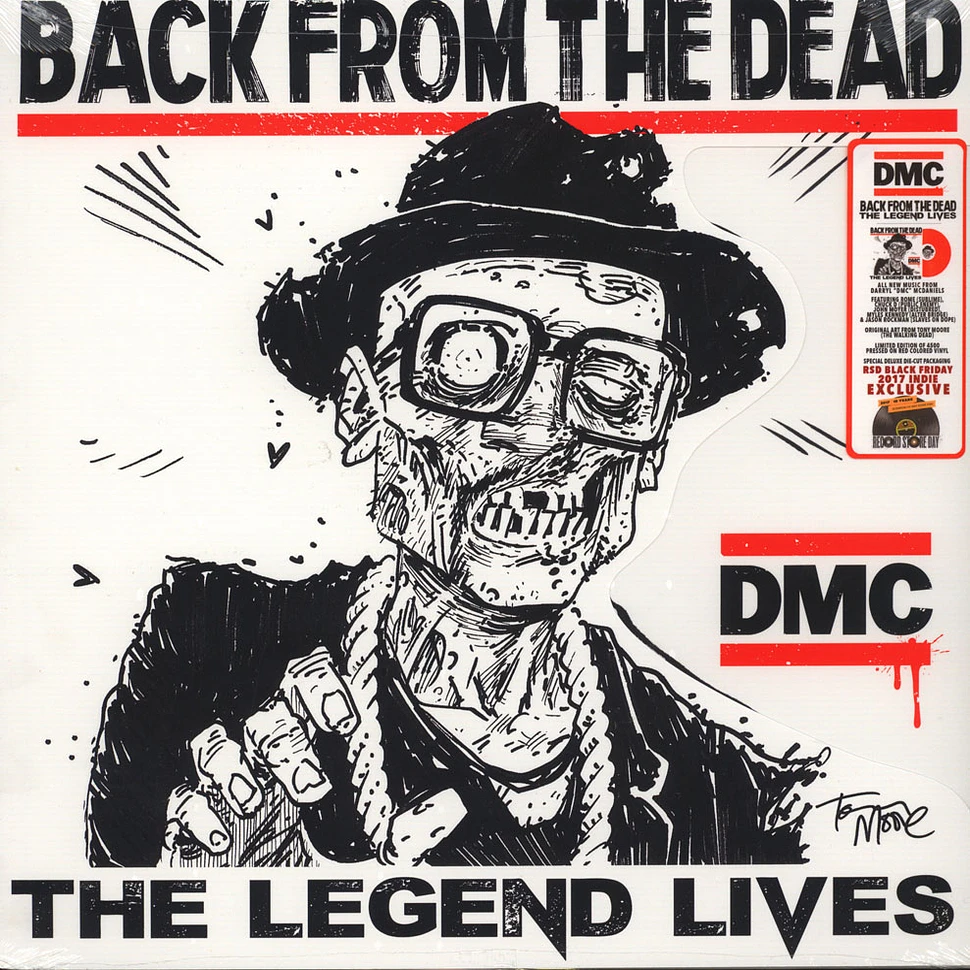 DMC of Run DMC - Back From The Dead Red Vinyl Edition